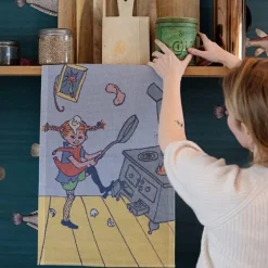 Pippi kjøkkenhåndkle 40x60 cm pannekakekos