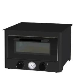 Pizzaovn multifunksjonovn utendørs svart