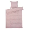 Pleasantly sengetøy 140x200 cm lys blå/rose