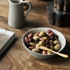 Pleat bolle 17,5 cm grå/brun