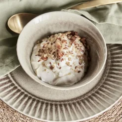 Pleat bolle 15 cm grå/brun