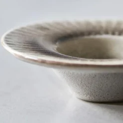 Pleat eggeglass 4 stk grå/brun