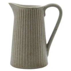 Pleat kanne 13 cm grå/brun