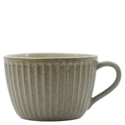 Pleat kopp 10,5 cm grå/brun