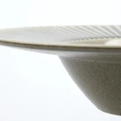 Pleat pastatallerken 26 cm grå/brun