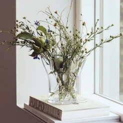 Plis vase 17 cm klar