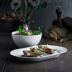 Plissé bolle 1,65L hvit