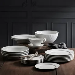 Plissé dyp tallerken 22 cm