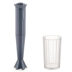 Plissé stavmikser grå