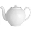 Plissé tekanne 1,5L hvit
