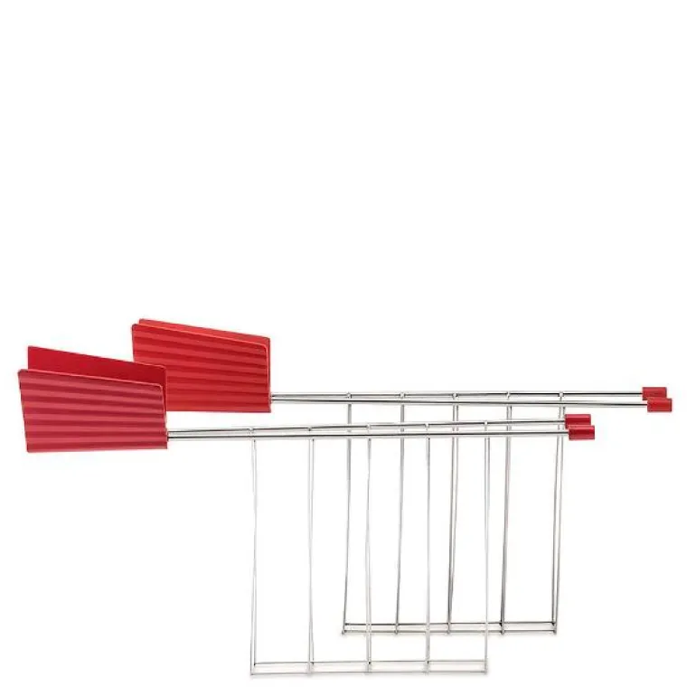 Plissé toastrist rød