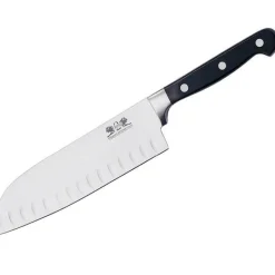 Pluton santokukniv 18 cm stål/svart