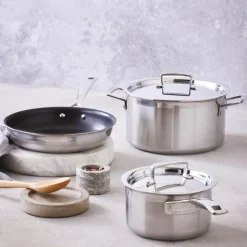 3-Ply gryte- og pannesett 3 deler