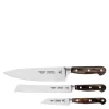Polywood knivsett 3 deler 33,7 cm brun