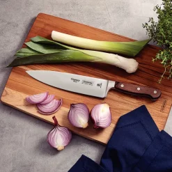 Polywood knivsett 3 deler 33,7 cm brun