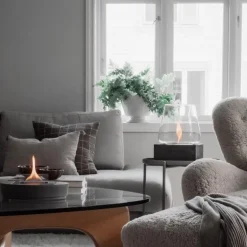 Poppy lykt B24 cm svart