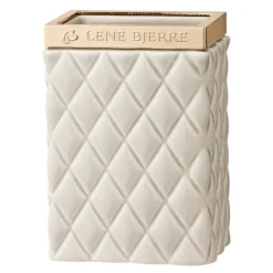 Portia tannbørsteholder 11 cm brun sand