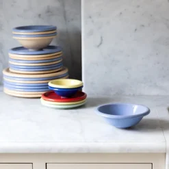 Porto skål 18 cm lys blå