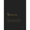 Poster morfar 30x40 cm svart