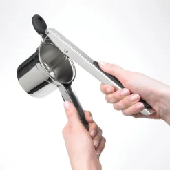 Potetmoser 33 cm rustfritt stål/svart