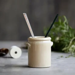 Pottery krukke 15x13 cm sand