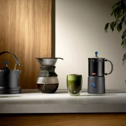 Pour Over kaffebrygger med filter 8 kopper 1 L svart