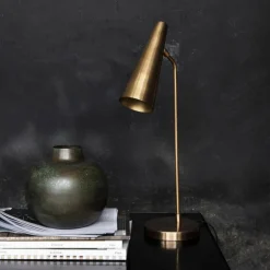 Precise bordlampe 52 cm messing
