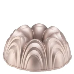 Premium kakeform regnbue 25 cm rose gold