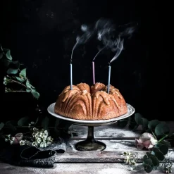 Premium kakeform regnbue 25 cm rose gold