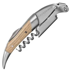 Premium kelner vinåpner med eikehåndtak