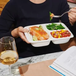 Prep & go delt container 0,97L grønn