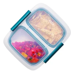 Prep & go delt matboks 0,5L grønn