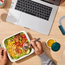 Prep & go salat container 1,5L grønn