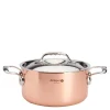 Prima Matera kasserolle 3L 20 cm kobber/støpejern
