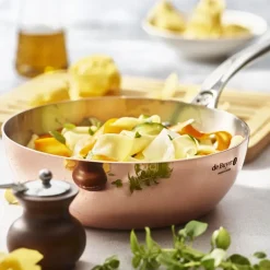 Prima Matera sautépanne 1,7L 20 cm kobber/støpejern