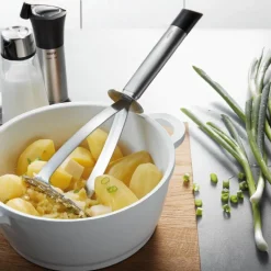 Primeline potetmoser 28,8 cm stål/svart