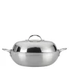 Probond wok med lokk 36 cm stål