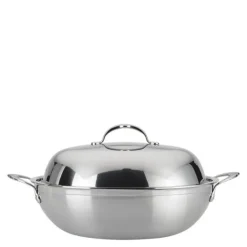 Probond wok med lokk 36 cm stål