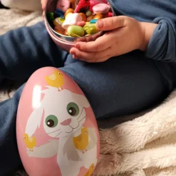 Påskeegg 10x15 cm Lille kanin rosa