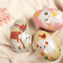 Påskeegg 10x15 cm Lille kanin rosa