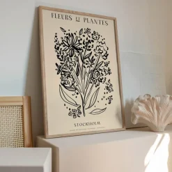 PSTR Studio poster 50x70 cm zoe fleurs et plantes bouquet stockholm