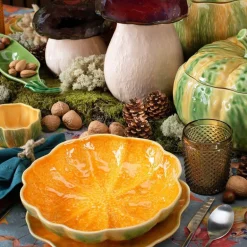 Pumpkin salatbolle 33,5 cm gresskar oransje