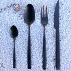 Pure Black bestikksett 24 deler svart