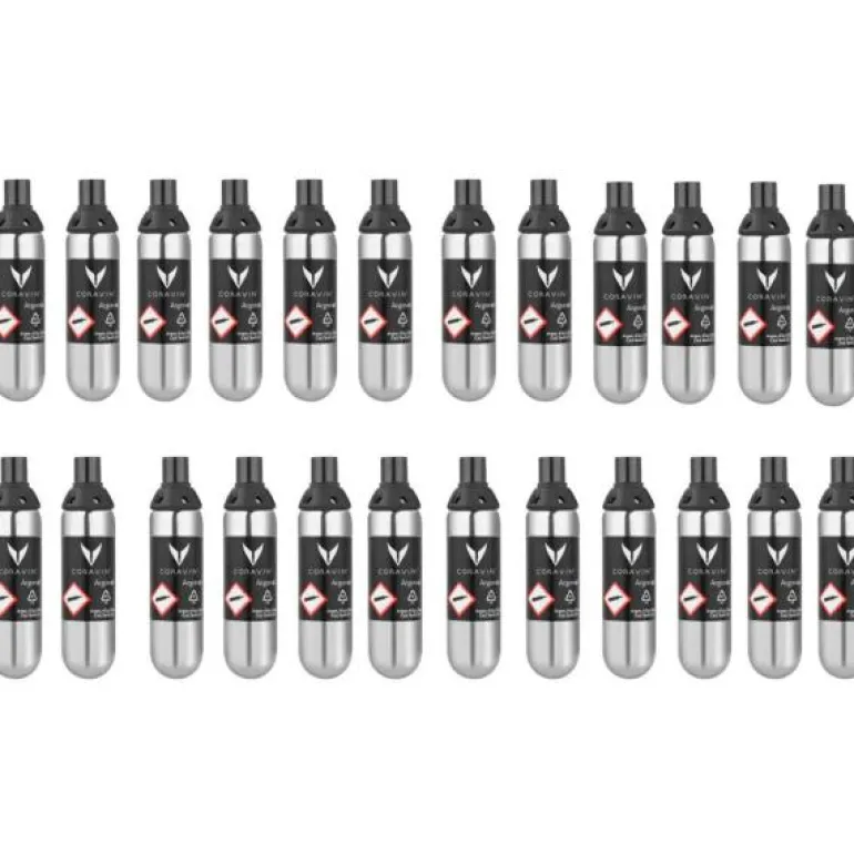 Pure gasspatroner 24 stk 6,5g/21 ml sølv