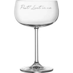 Pust livet er nå champagneglass 35 cl klar