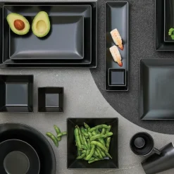 Quadro skål 13x13 cm svart