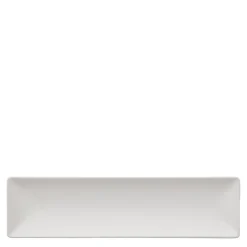 Quadro tallerken rektangulær 30x8 cm hvit