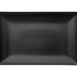 Quadro tallerken 30x20 cm svart