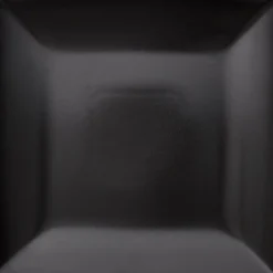 Quadro tallerken 26x26 cm svart