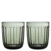 Raami glass 26 cl 2 stk furugrønn